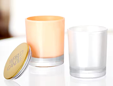 custom candle jar unique empty thick bottom white candle jars 7oz 8oz candle jars with lids and boxes