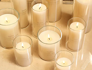 Handmade Cheap Clear Cylinder Tube Jar Wedding Decoration Romantic Glass Candle Holder for Christmas House Party